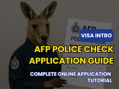 Australia 485 Visa AFP Police Check Application Guide – Process, Fees, and FAQs